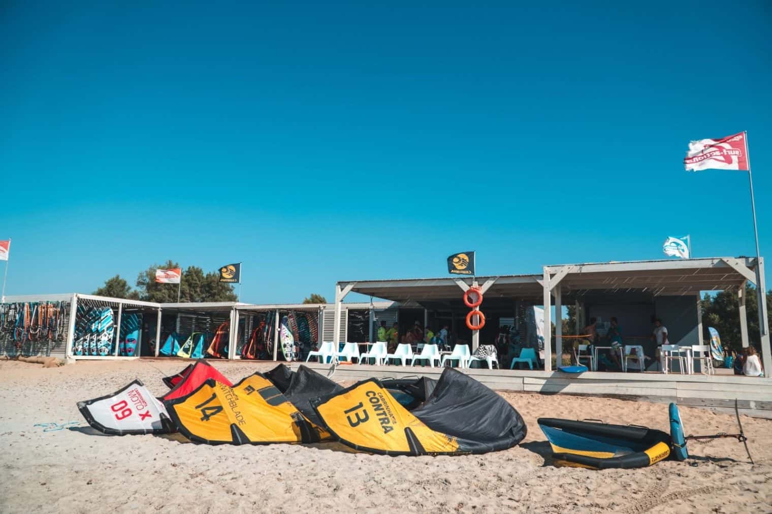 Female Kitesurf instructor 