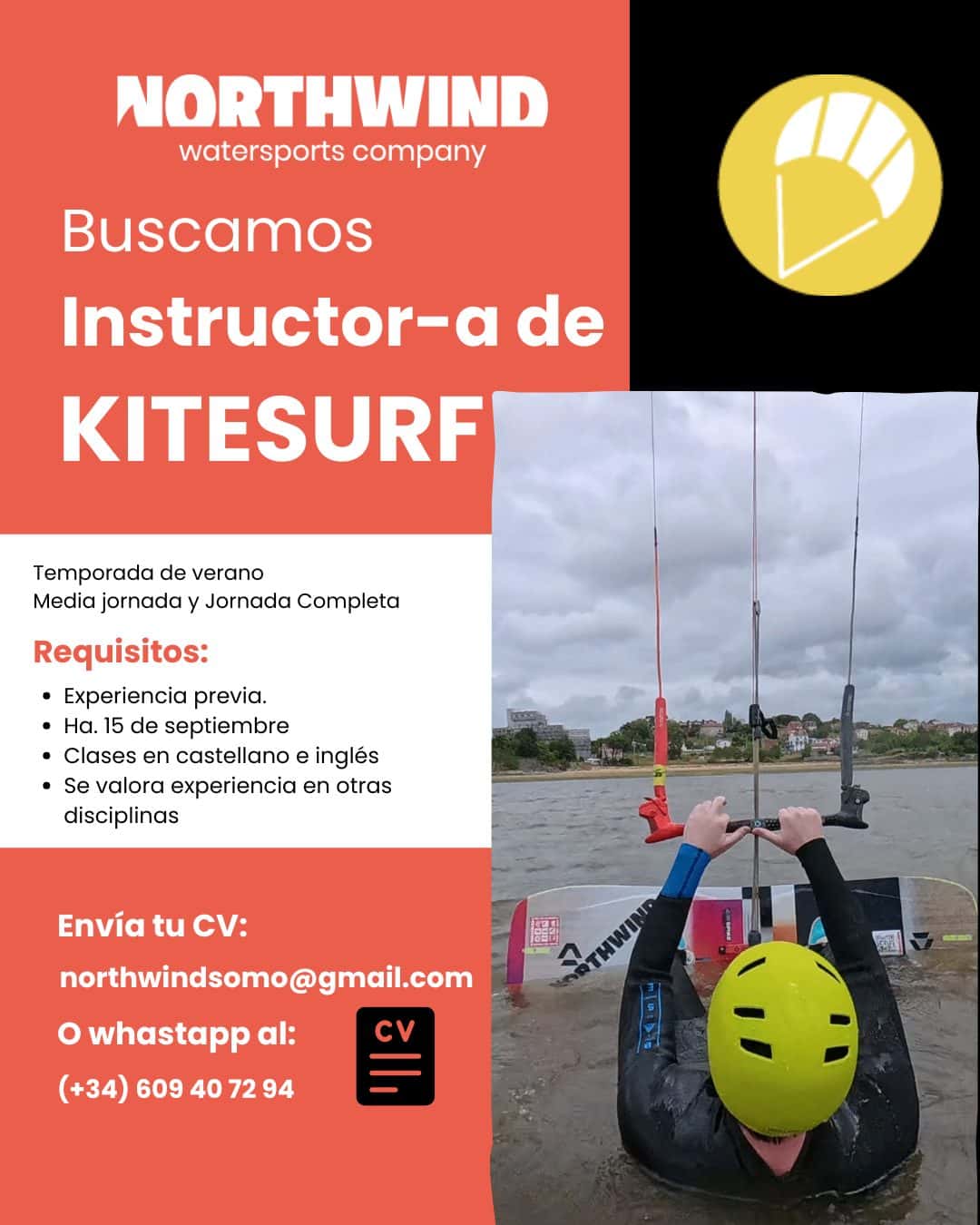 Instructor KITESURF y/o WINGFOIL - Featured